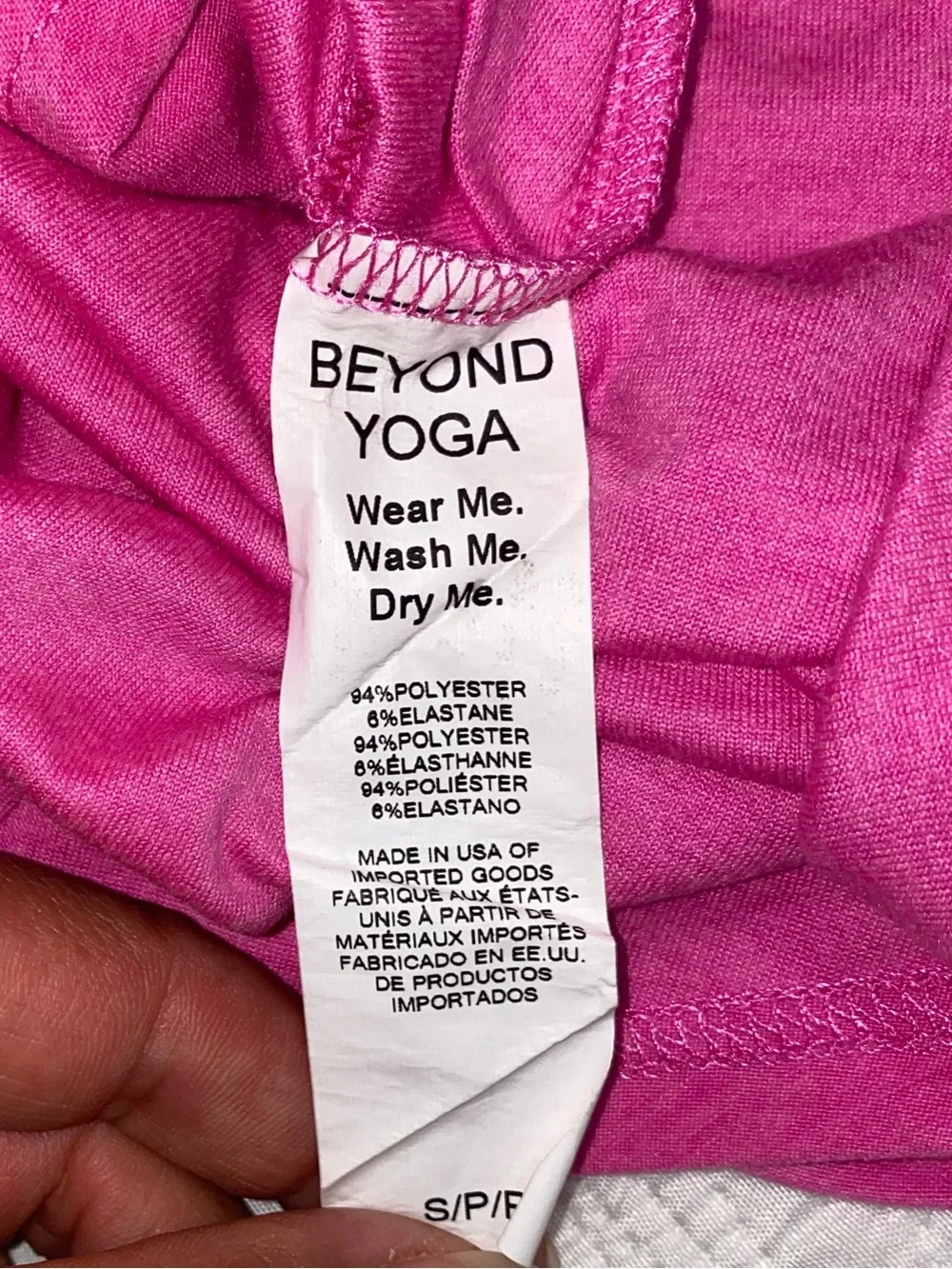 Beyond Yoga Featherweight Keep It Moving Tank in Fuchsia - Picture 10 of 10